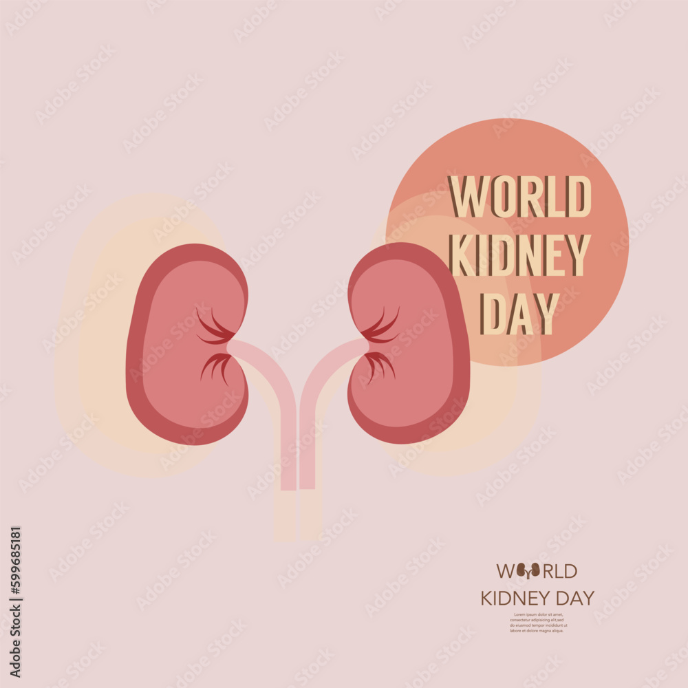 Illustration Of World Kidney Day Poster Or Banner Background. Illustration Of World Kidney Day Poster Or Banner Background.