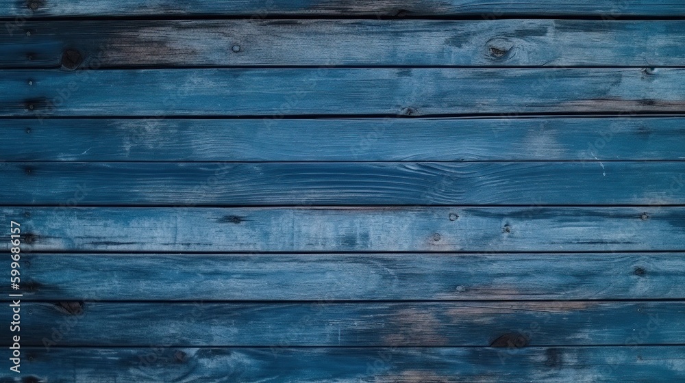 illustration, blue wood background, ai generative illustration, blue wood background, ai generative