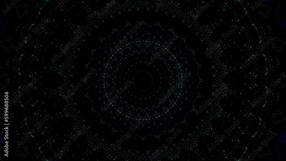 Abstract background moving stripes and flashing with shining light dots. Animation with circles Abstract background moving stripes and flashing with shining light dots. Animation with circles