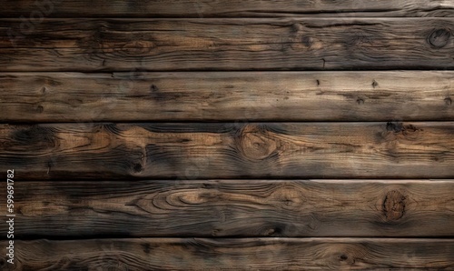  a close up of a wooden wall made of planks. generative ai