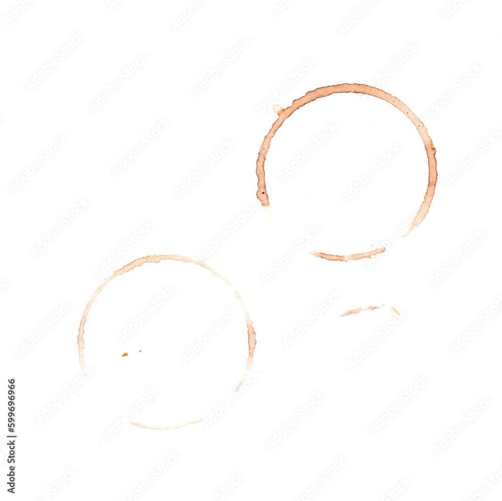Coffee cup rings isolated on a white background
Coffee cup rings isolated on a white background