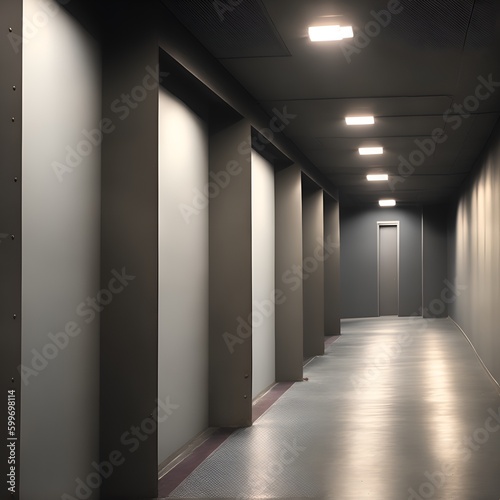 Photo of a bright and clean hallway with minimalist design