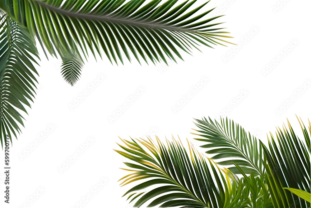 Naklejka premium Monstera pinnatipartita (Siam Monstera) large green leaves that hollow veins and wet. On day of rainy season at garden. PNG file, isolated, flat lay, Generative AI