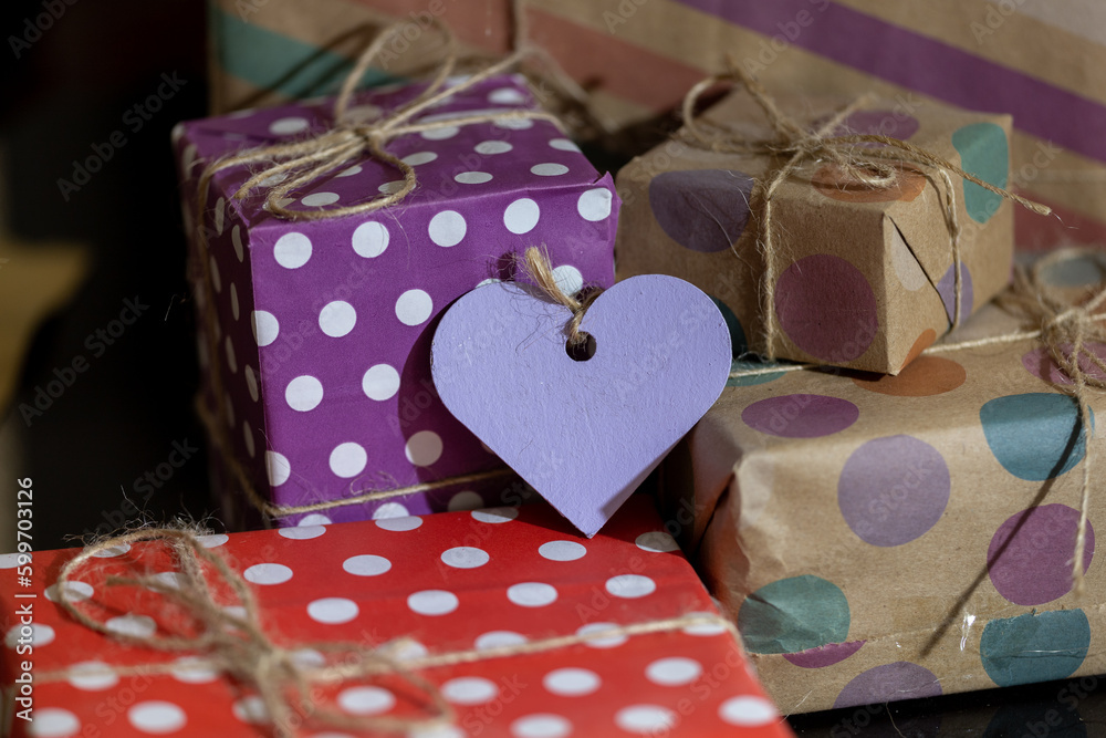 Gift package made of kraft paper for our loved ones Gift package made of kraft paper for our loved ones
