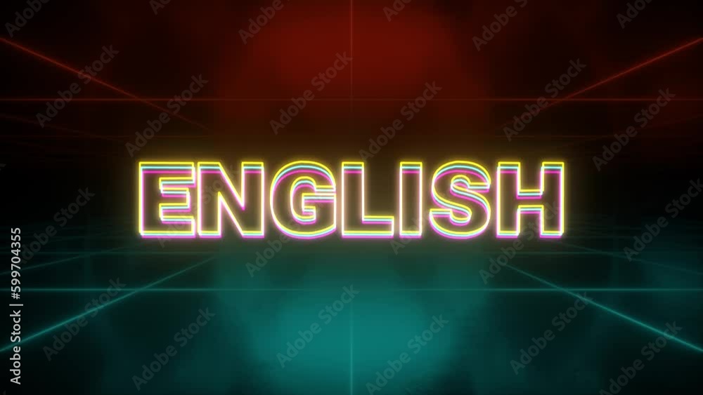 English animation retro background English animation retro background