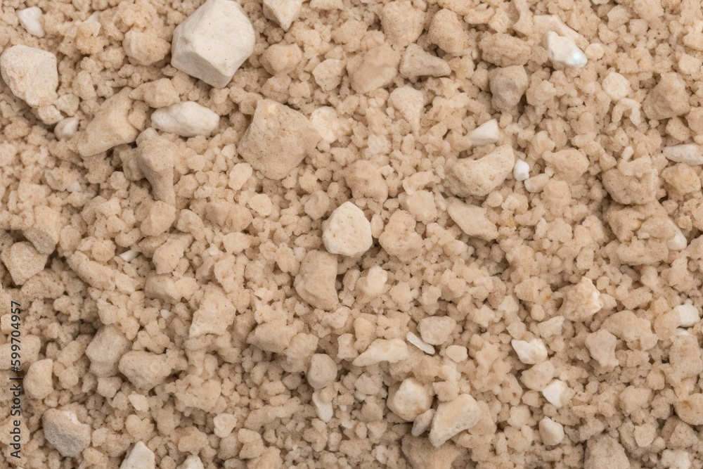 textured mixture of rocks and gravel in close-up view Generative AI textured mixture of rocks and gravel in close-up view Generative AI
