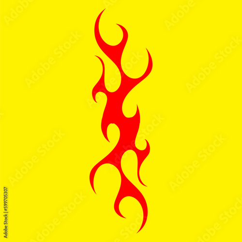 Unleash the Heat A Vibrant Flames Vector Collection for Apparel and Print Design