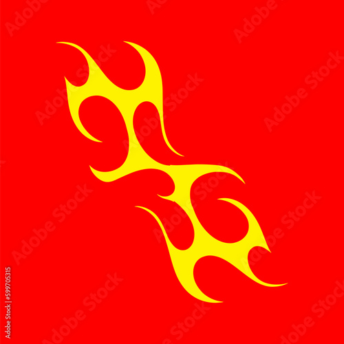 Unleash the Heat A Vibrant Flames Vector Collection for Apparel and Print Design
