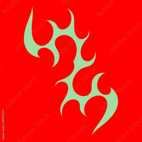 Unleash the Heat A Vibrant Flames Vector Collection for Apparel and Print Design