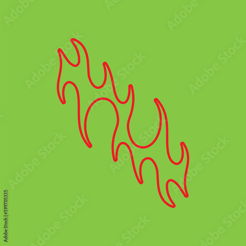 Unleash the Heat A Vibrant Flames Vector Collection for Apparel and Print Design