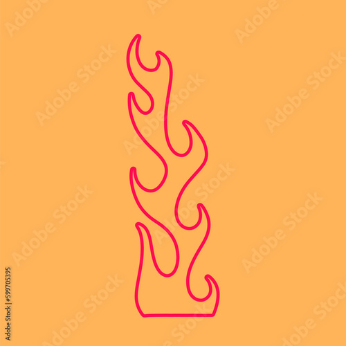 Unleash the Heat A Vibrant Flames Vector Collection for Apparel and Print Design