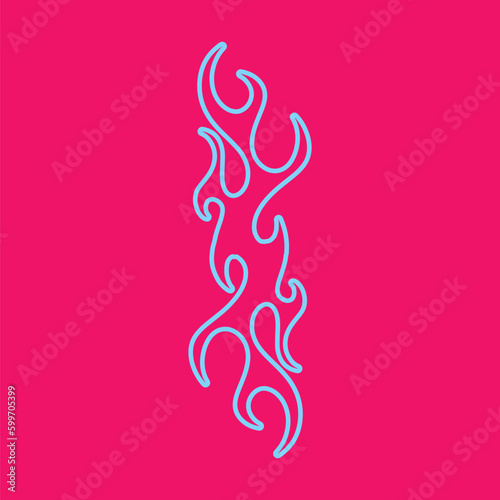Unleash the Heat A Vibrant Flames Vector Collection for Apparel and Print Design