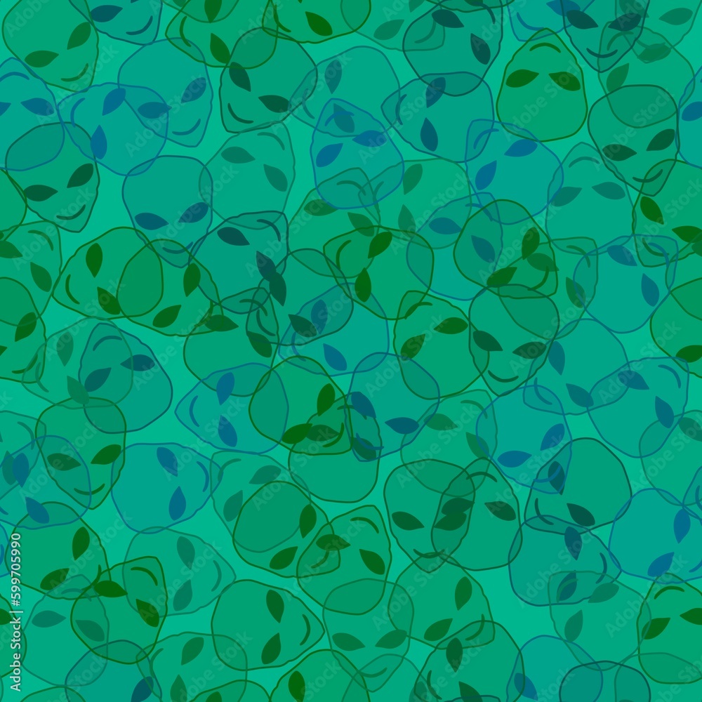 Obraz premium Cartoon aliens monsters seamless ufo pattern for wallpaper and wrapping paper and fabrics and linens