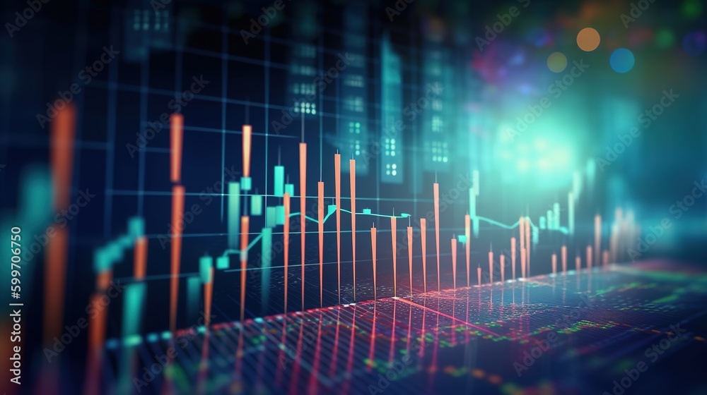 stock market investment graph on financial numbers abstract background, concept of business investment and crypto currency stock market investment graph on financial numbers abstract background, concept of business investment and crypto currency