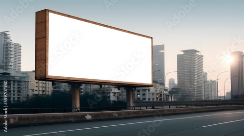 mockup for billboard, billboard application, generated by ai
