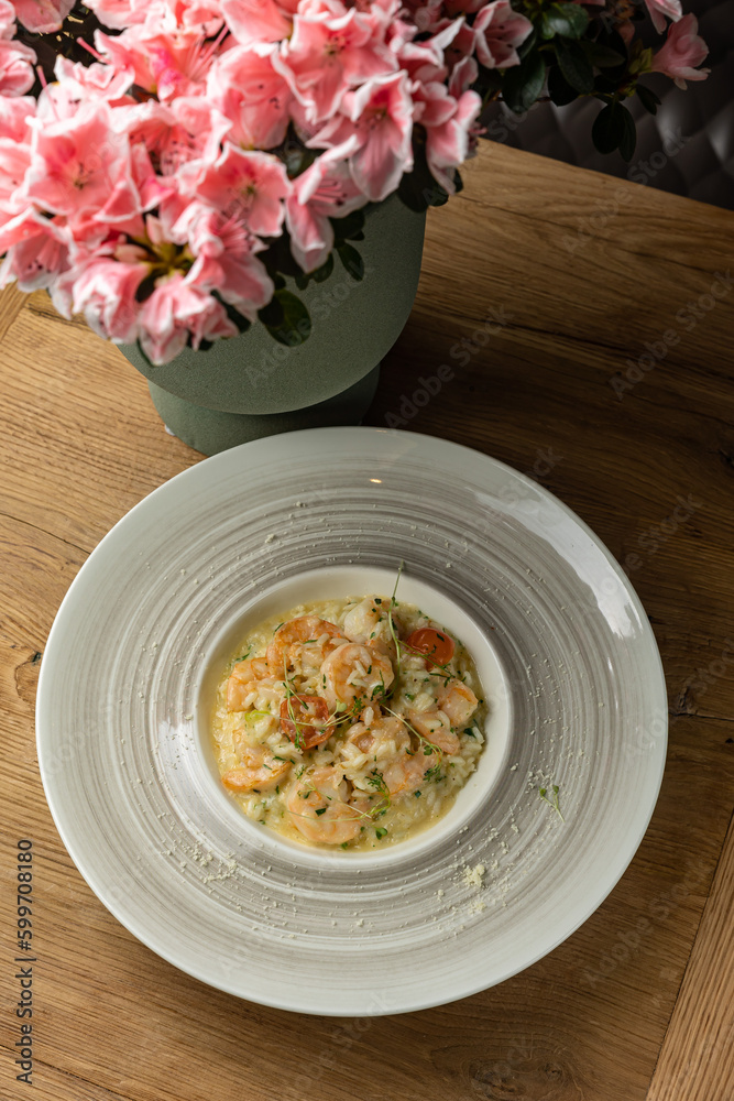 delicious risotto on the table
delicious risotto on the table
