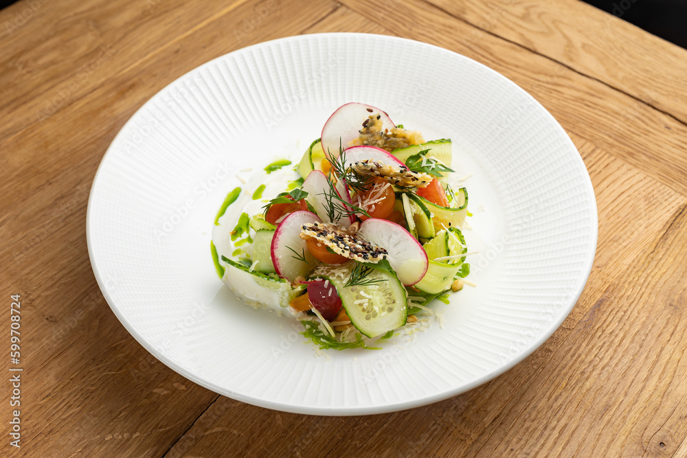 delicious salad on the table
delicious salad on the table