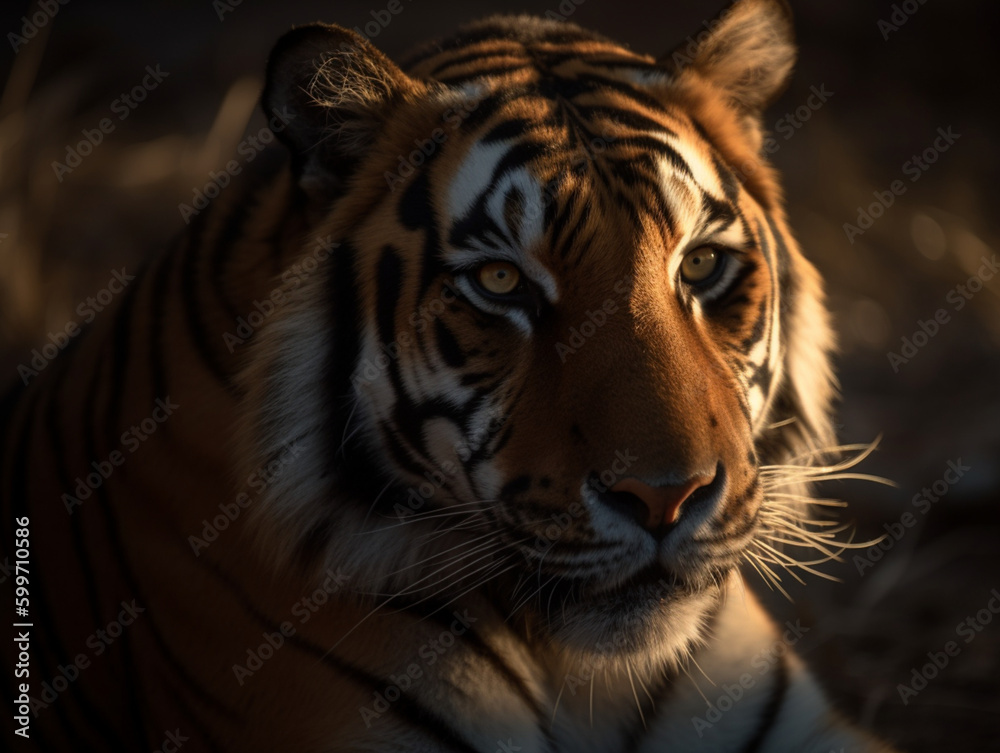 Obraz premium close up of a tiger