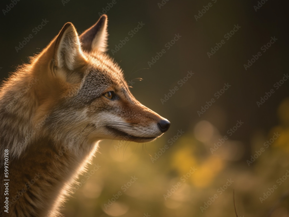 Fototapeta premium portrait of a fox