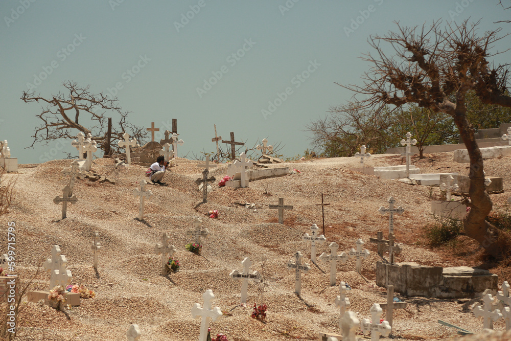 Cemetery Shell Island Joal Fadiout Senegal Africa