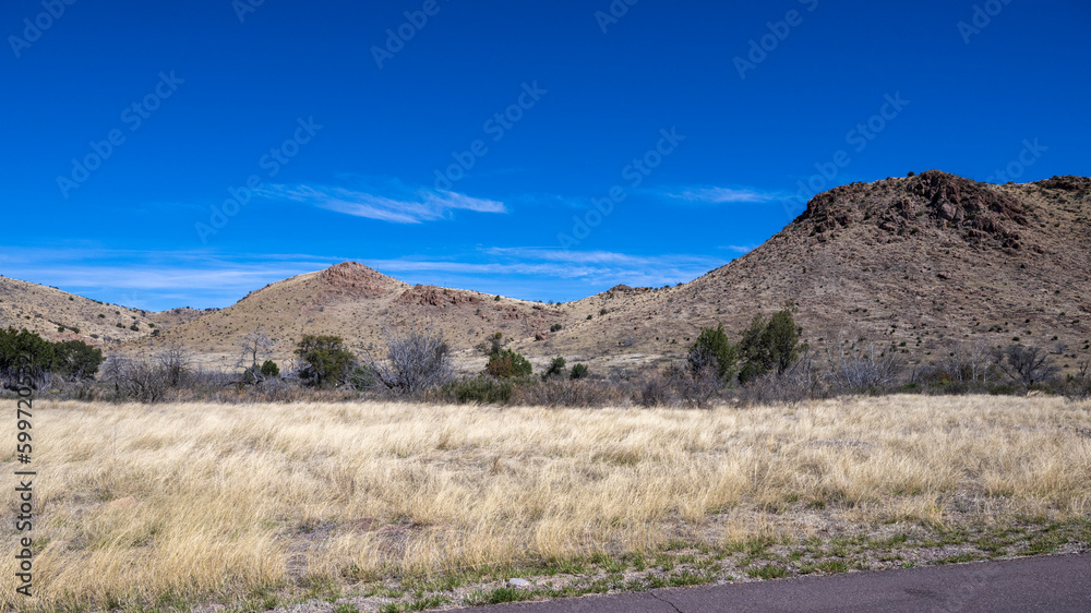 Beautiful Arizona desert mountains on a blue sky Beautiful Arizona desert mountains on a blue sky