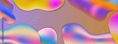 Vector modern colorful colourful abstract background with fluid shapes