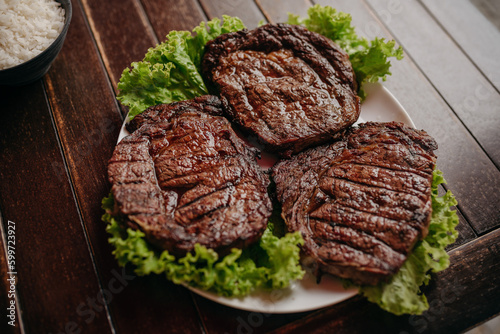 Barbecue - Ancho Steak Fillet roasted on charcoal