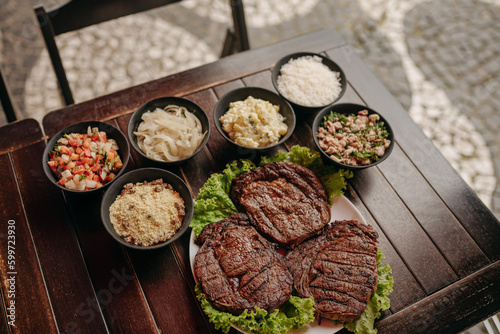 Barbecue - Ancho Steak Fillet roasted on charcoal