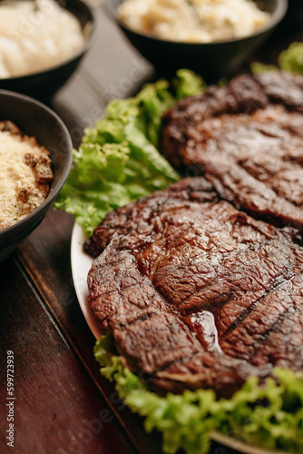 Barbecue - Ancho Steak Fillet roasted on charcoal