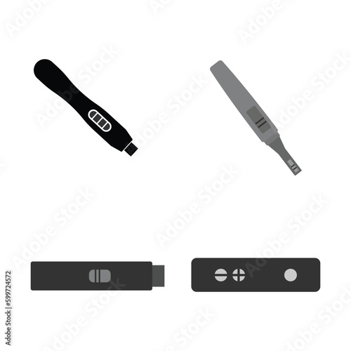 pregnancy test kit icon vector