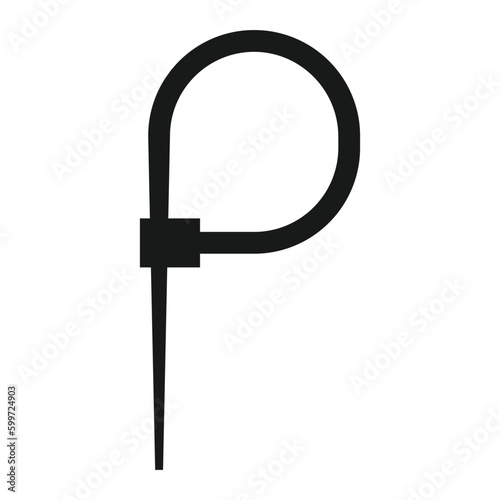 cable ties icon vector
