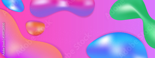 Vector modern colorful colourful abstract background with fluid shapes