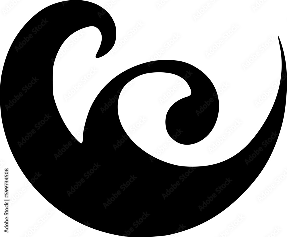 black waves icon black waves icon