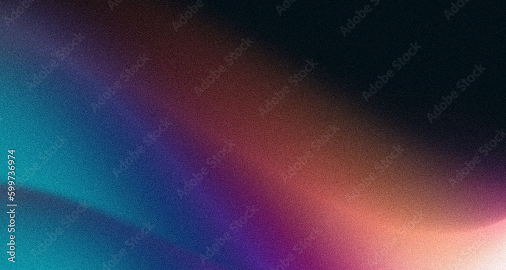 Blue orange purple black grainy gradient dark noise texture background ...