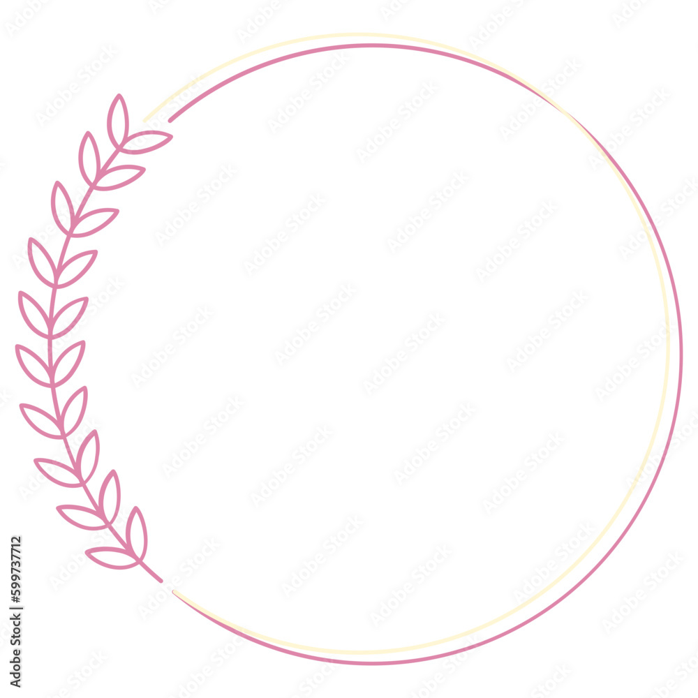 Obraz premium Heart Circle Frame