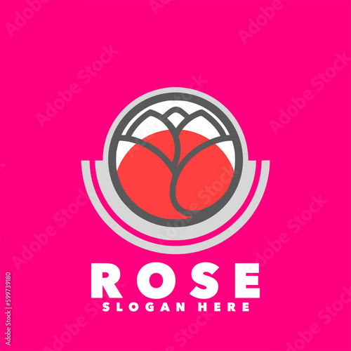Flower rose logo