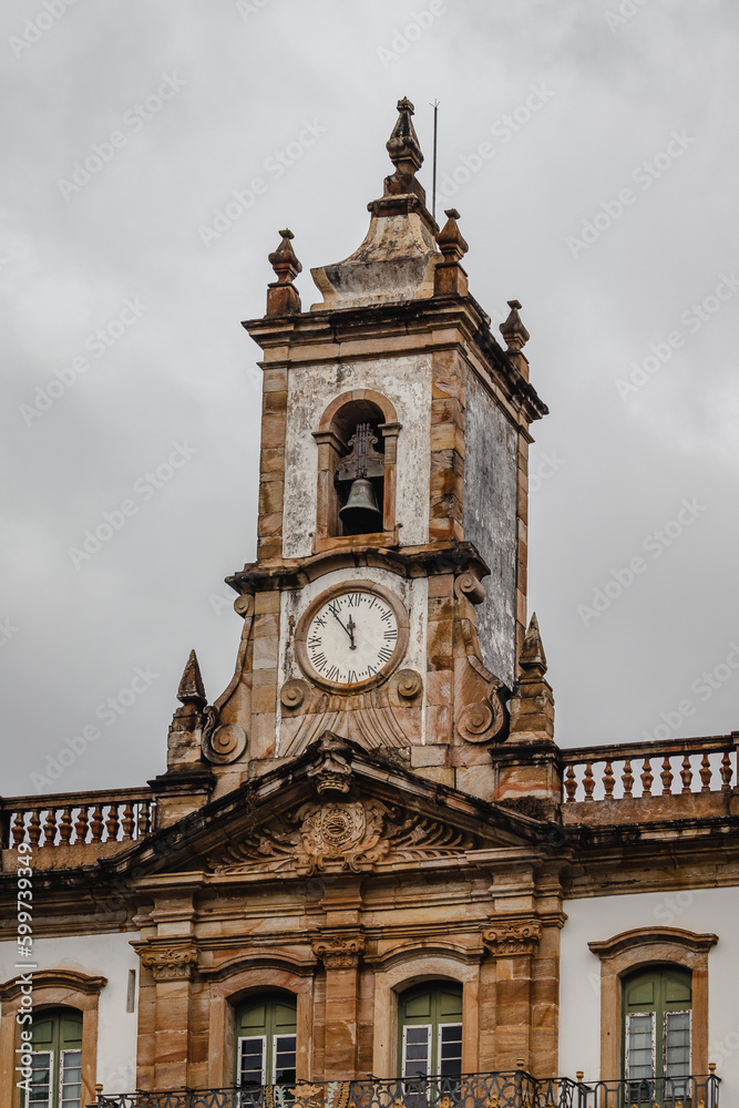 historical center of the city of Ouro Preto, State of Minas Gerais, Brazil
