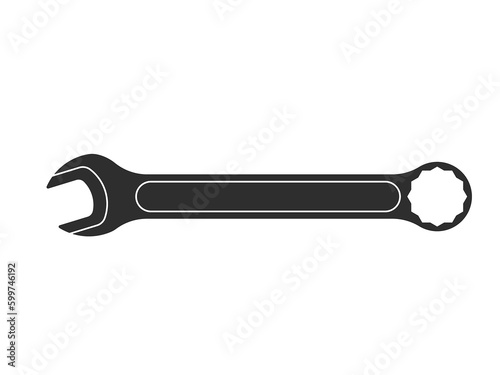 wrench icon vector logo design template illustration,repair icon wrench icon
