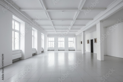 Empty space in modern building.