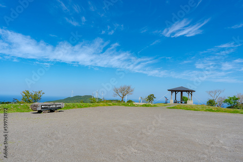 柳山風車公園の風景（薩摩川内市）