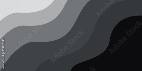 abstract background modern papercut black color