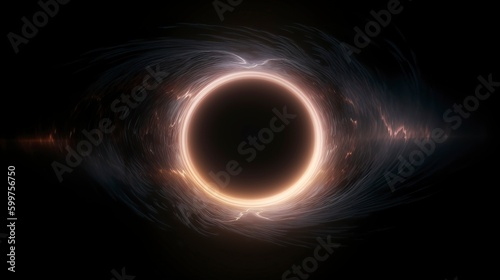 Black hole with Generative AI