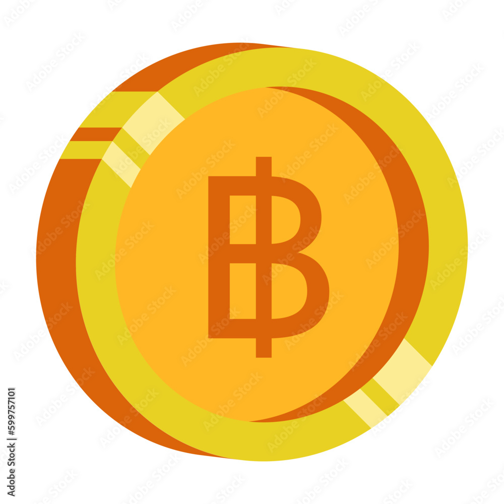 Baht currency coin Baht currency coin
