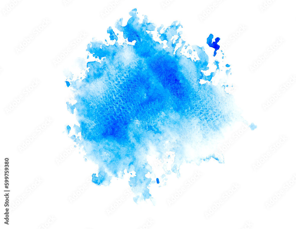blue watercolor
