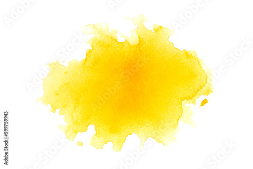 yellow watercolor