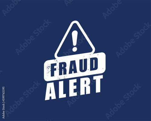 protect and secure your website with fraud alert warning background