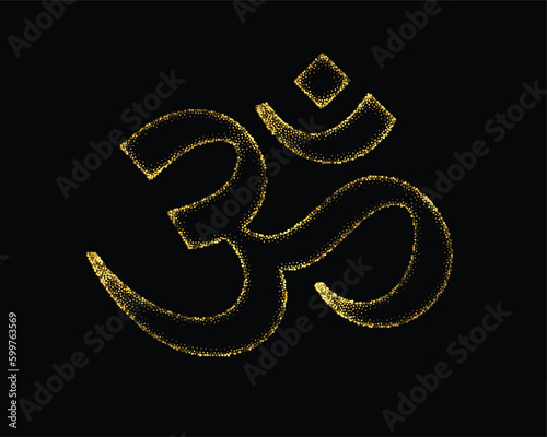 the iconic hindu religious om symbol from vedas and geeta