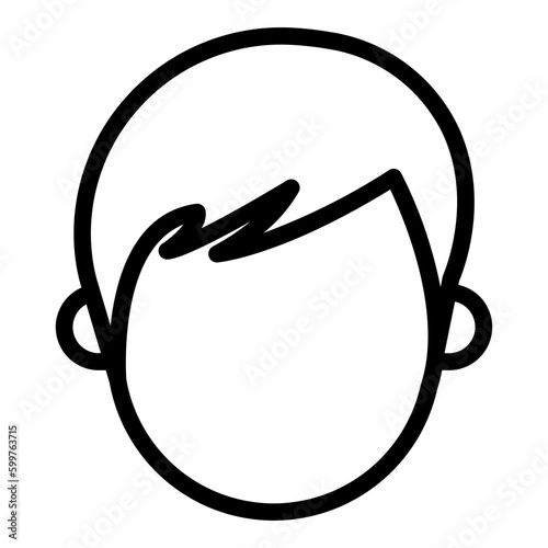 hair line icon