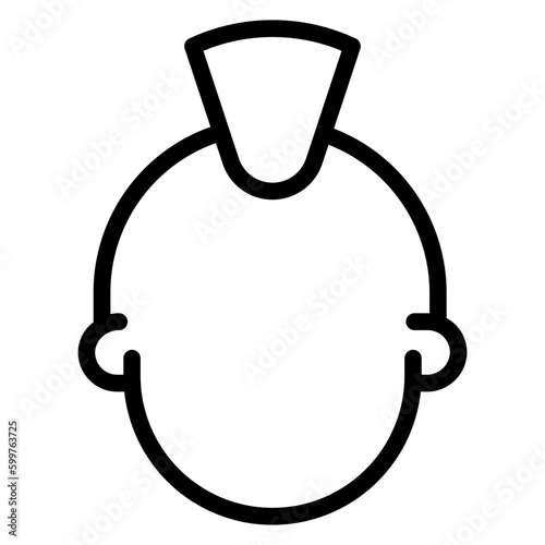 Mohawk line icon