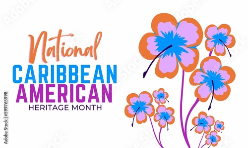 National Caribbean American Heritage Month is Celebrated in June. Culture Month to the People of America